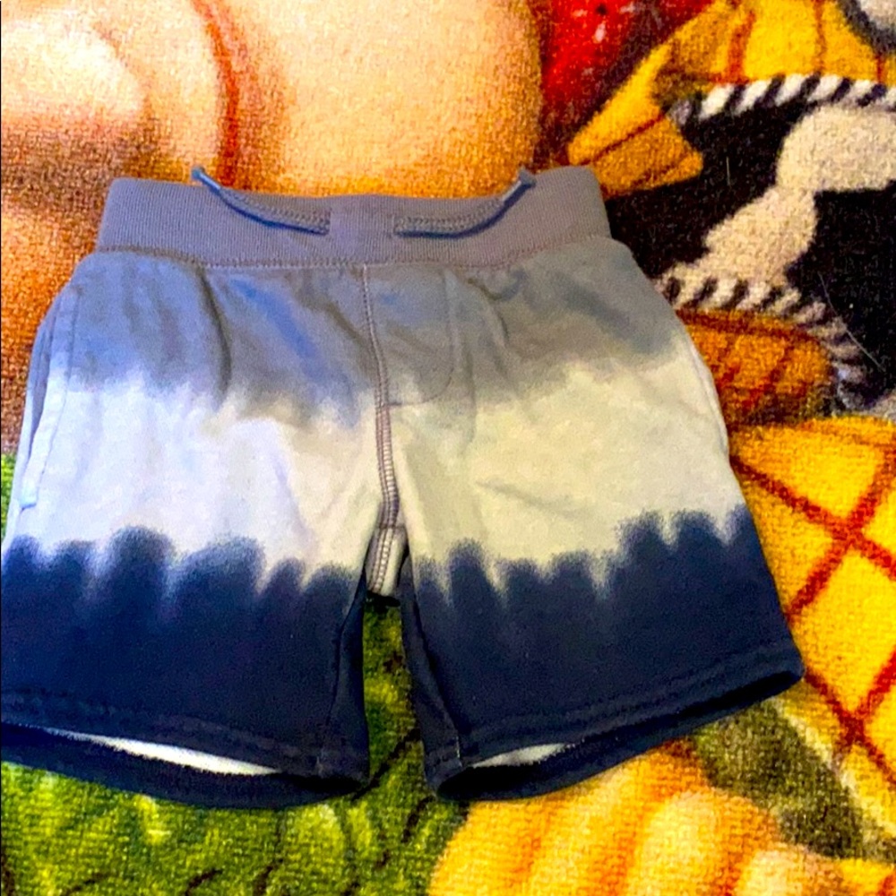 Tie die toddler boy shorts